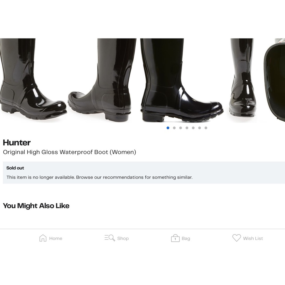Hunter Original High Gloss Tall Waterproof Boot
